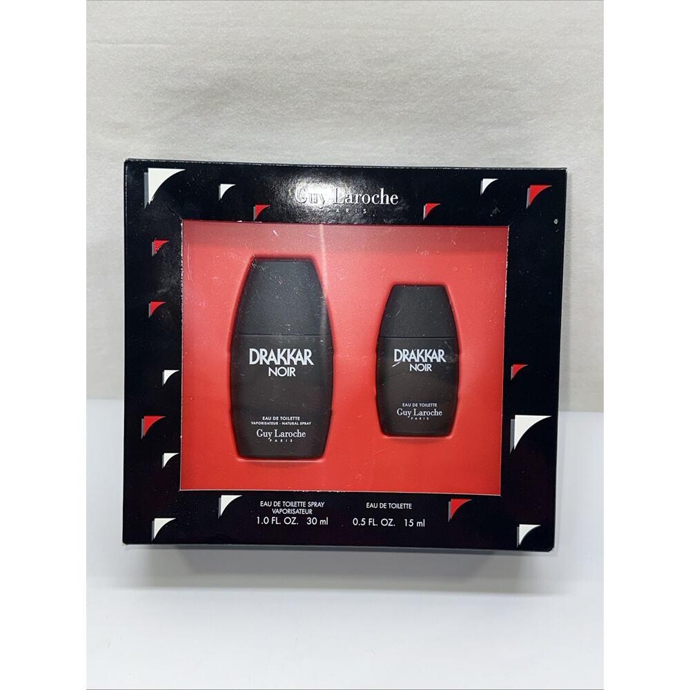 Drakkar Noir by Guy Laroche 2 Piece Gift Set 1oz EDT Spray + 0.5 oz NEW IN BOX